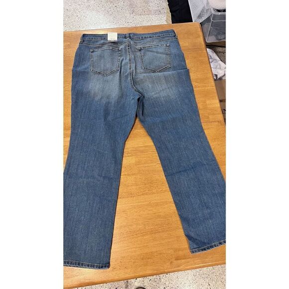 STYLE & CO HIGH RISE CURVY BOOT CUT JEANS SIZE WOMENS 20 P1-202 NEW - Picture 11 of 14